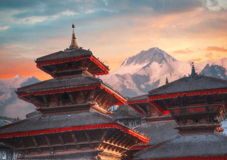 The ancient city of Patan in Kathmandu Valley, Nepal