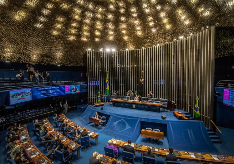 Brazil's Federal Senate Plenary Chamber