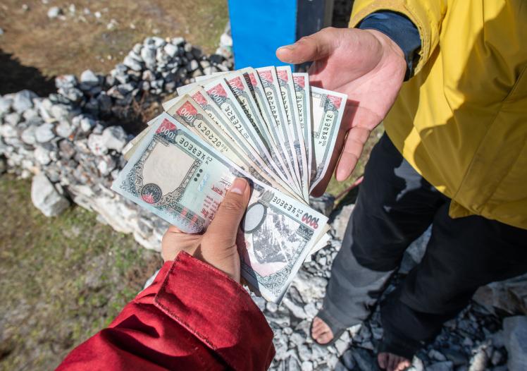 Nepalese money