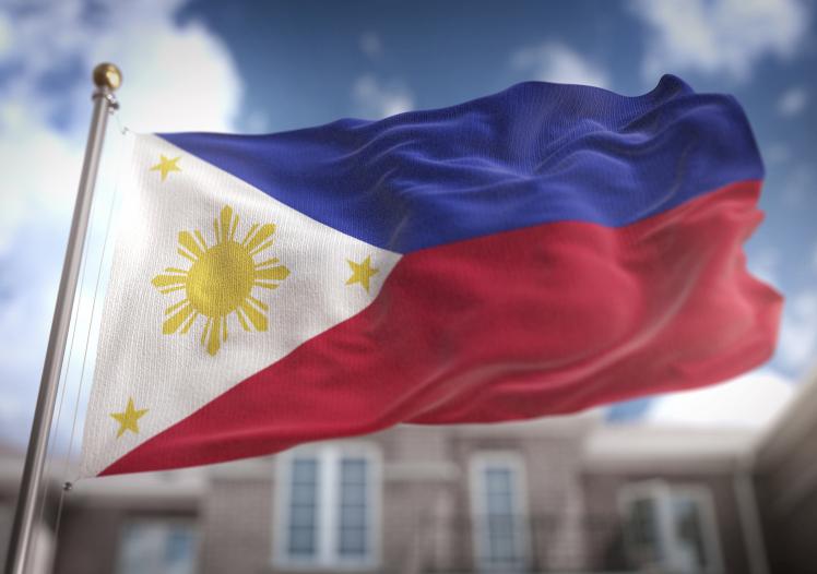 Philippines Flag 3D Rendering