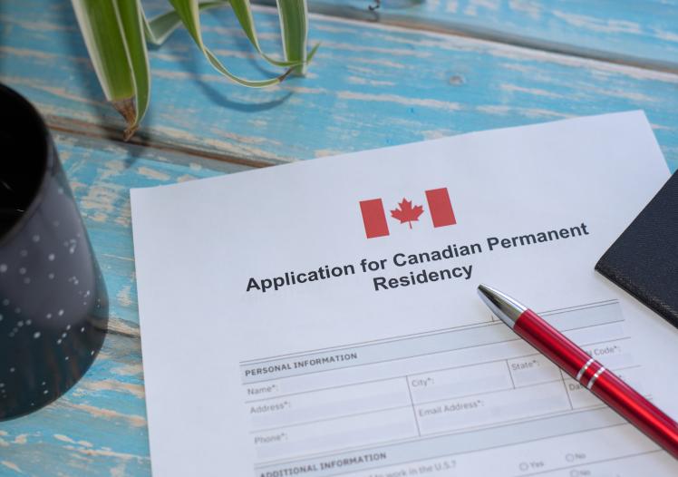 Application for Canadian permanent residency