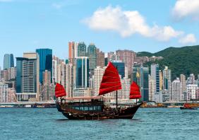 Hong Kong Junk Boat