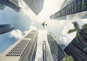 Raffles Place in Singapore