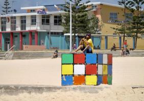 Maroubra beach's Rubik's cube 