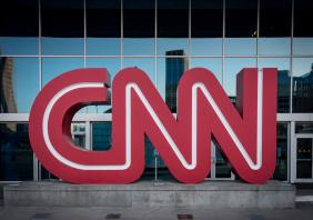 CNN logo at Atlanta Headquarters
