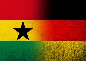 Ghana and Germany flags