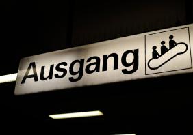 Exit in German