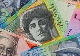 Background of auastralian dollar