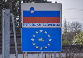 Border of Croatia and Slovenia 