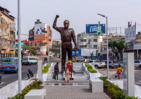 Eduardo Chivambo Mondlane monument, the symbol of Mozambican resistance
