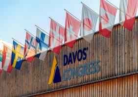 Davos Congress Centre where prestigious annual World Economic Forum takes place in Switzerland
