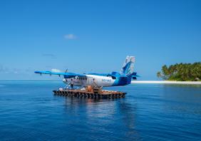 A Maldivian Air Taxi water taxi 