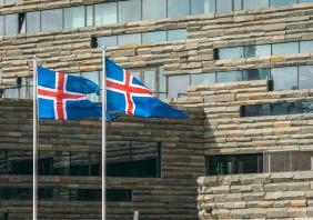 National flags of Iceland 