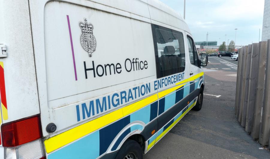 Immigration Enforcement Van 