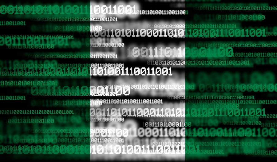 Nigerian flag digitised