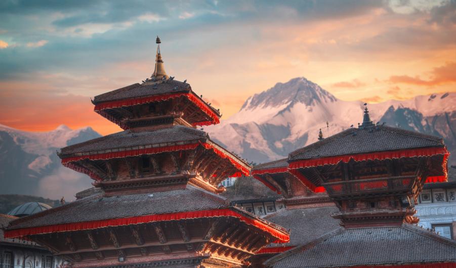 The ancient city of Patan in Kathmandu Valley, Nepal