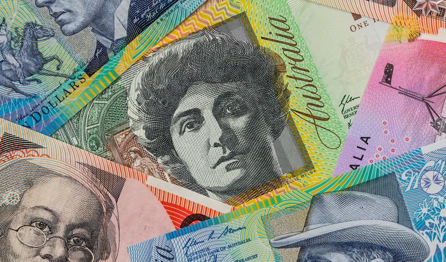 Background of auastralian dollar