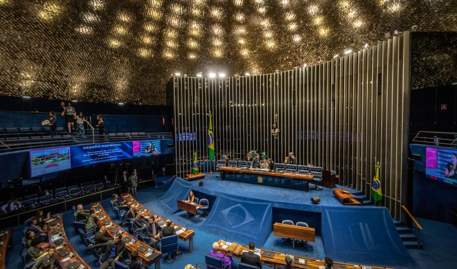 Brazil's Federal Senate Plenary Chamber
