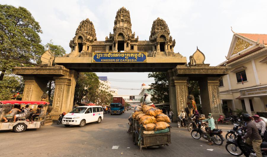 Border crossing Cambodia 