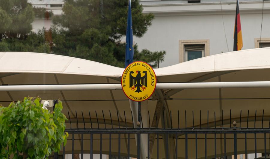 German embassy consulate in Tehran, Iran 