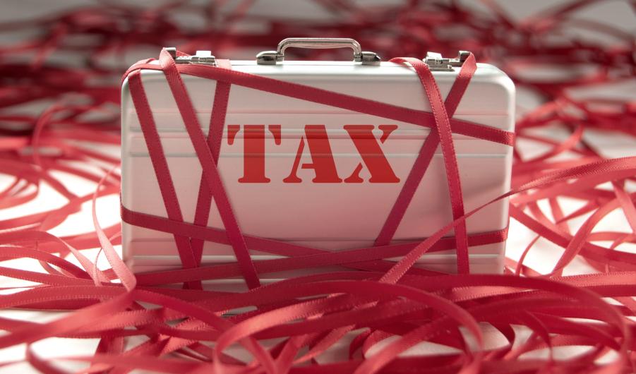 Tax red tape concept