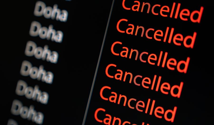Flights cancelled