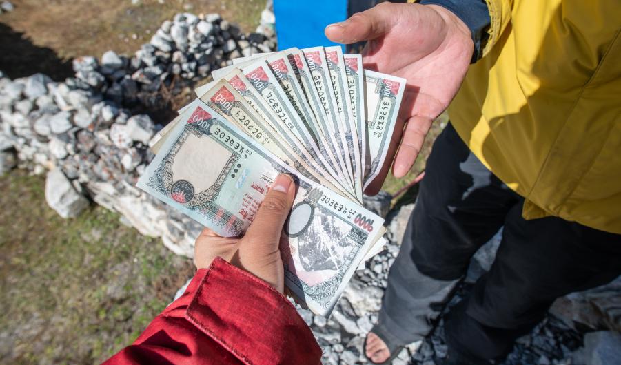 Nepalese money