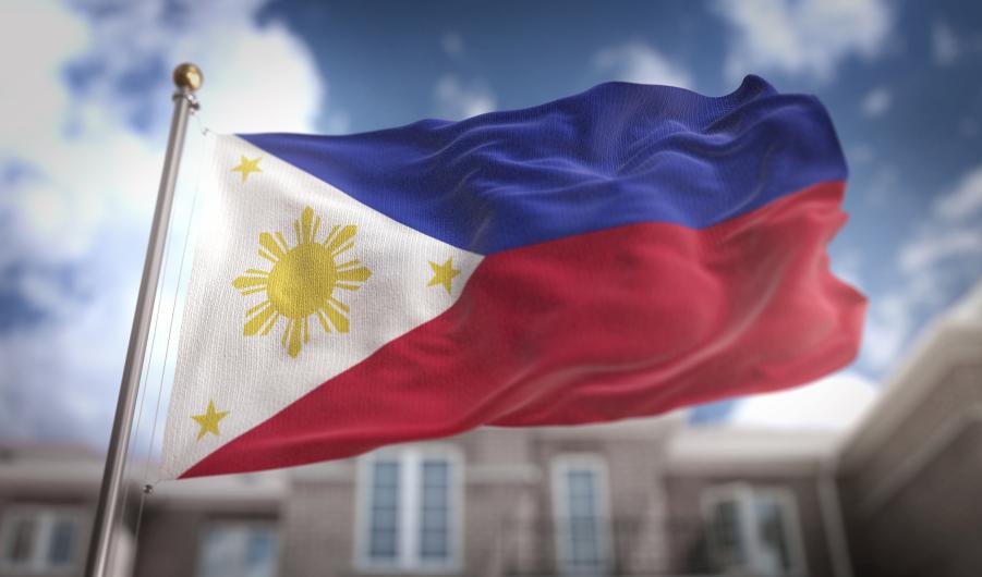 Philippines Flag 3D Rendering